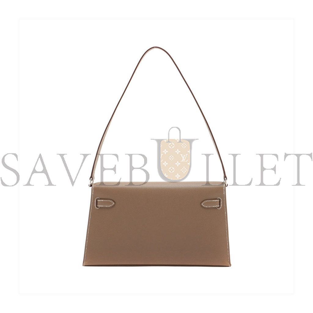 H**mes kelly elan veau madame etoupe silver hardware (28*15.5*4cm)